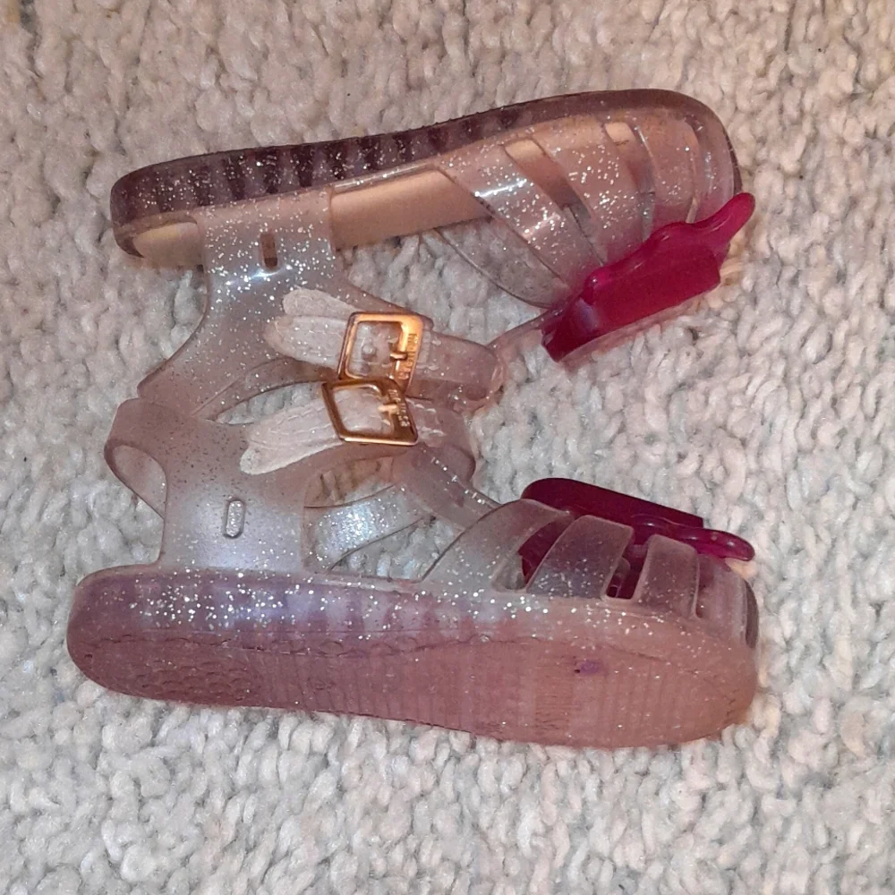 MINI MELISSA POPSICLE  ARANHA clear & Purple Jelly Sandals Size 7 - Picture 5 of 12